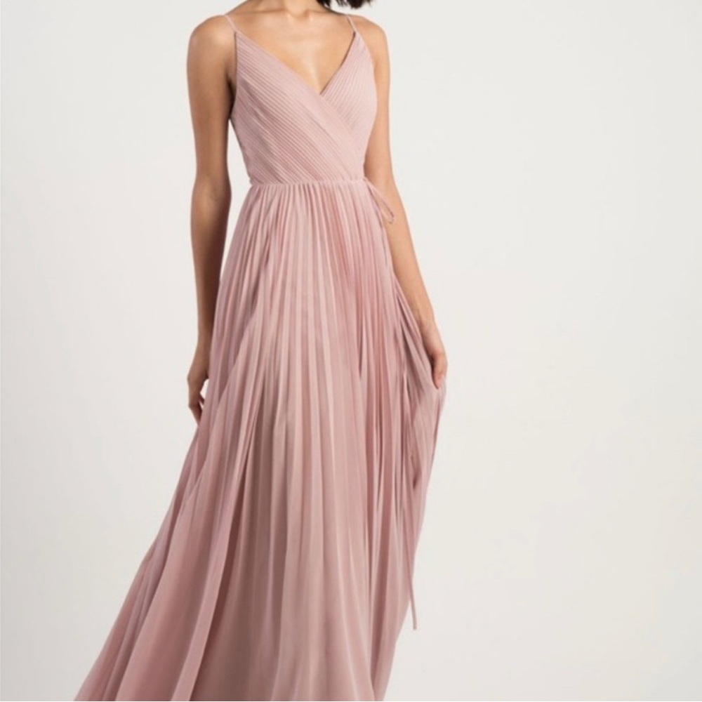 Jenny Yoo Kimi Dress-  luxe chiffon gown in size 6 & 10. new with tags.